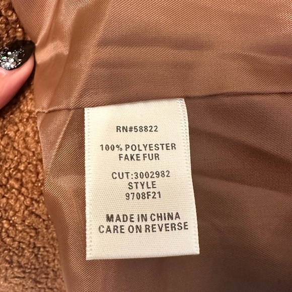 MAX STUDIO TEDDY MOTO JACKET - Picture 3 of 5